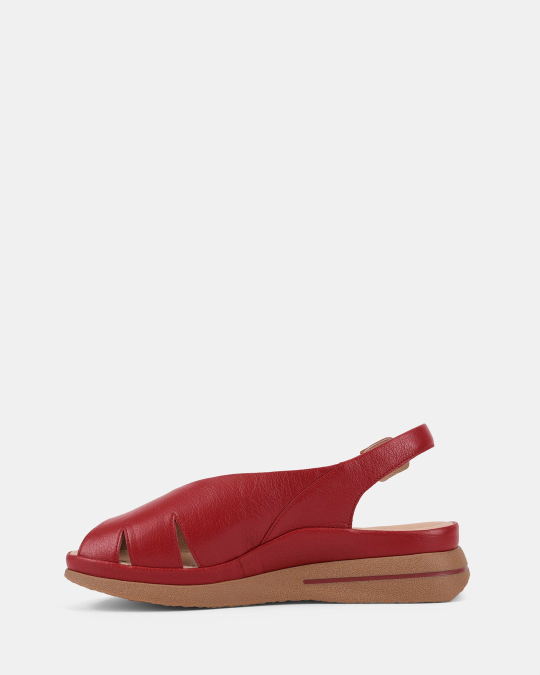 Dames | Sandaal | Kazoo Rood | Bounce Voetbed | Comfortabel | Casual Stijl