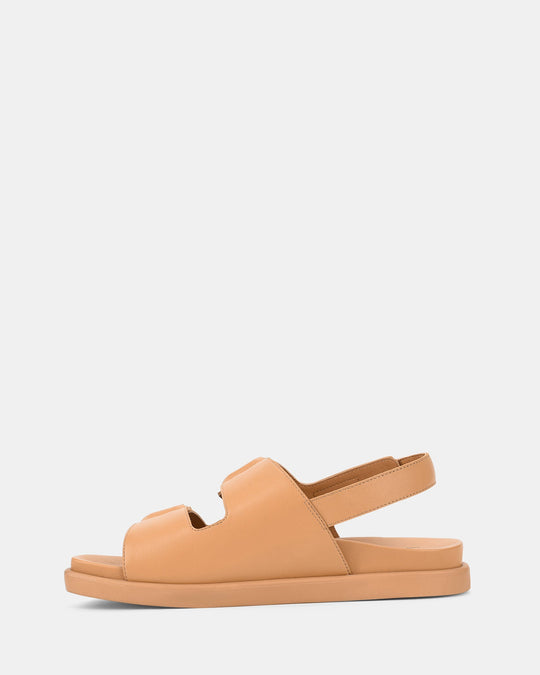 Dames | Sandaal | Vox | Camel | Comfortabel | Genius Fit Voetbed