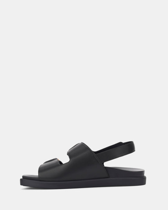 Dames | Sandaal | Vox | Zwart | Comfortabel | Genius Fit Voetbed