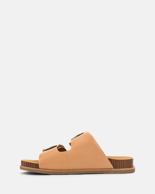 Dames | Sandaal | Jonah | Kameel | Comfortabel | Deep Comfort™ Voetbed