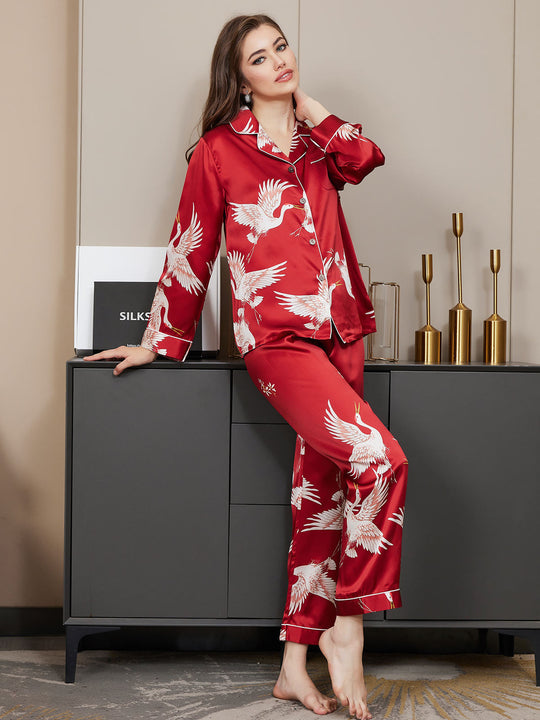 Ailith - Refined Binding Trim Women's Pajama Set
