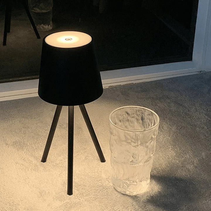 Rechargeable Table Lamp on Stand