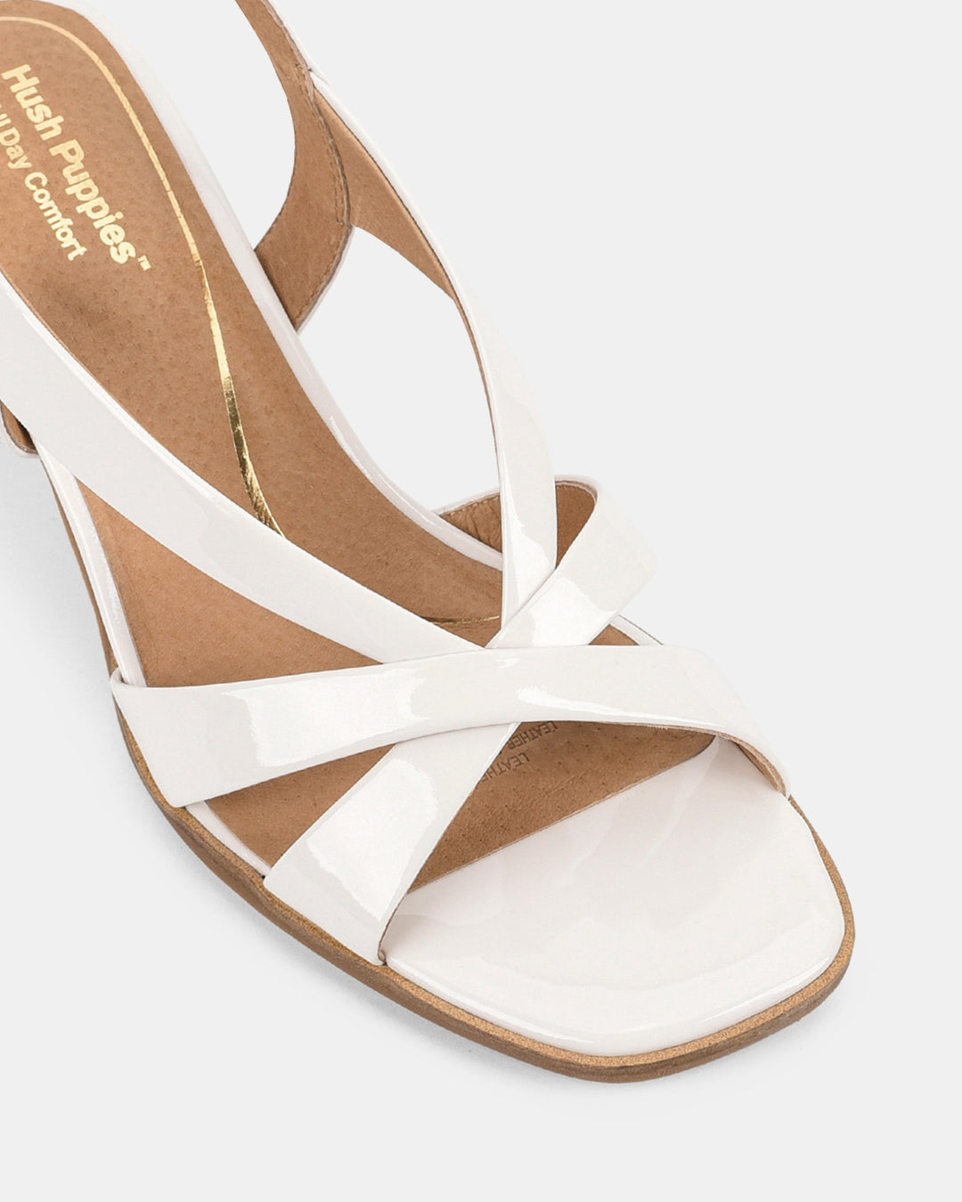 Dames | Sandaal | Kaboo Witte Patent | Gespsluiting | Comfortabel | Stijlvol