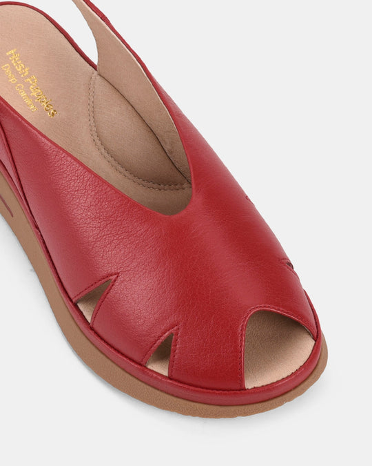 Dames | Sandaal | Kazoo Rood | Bounce Voetbed | Comfortabel | Casual Stijl