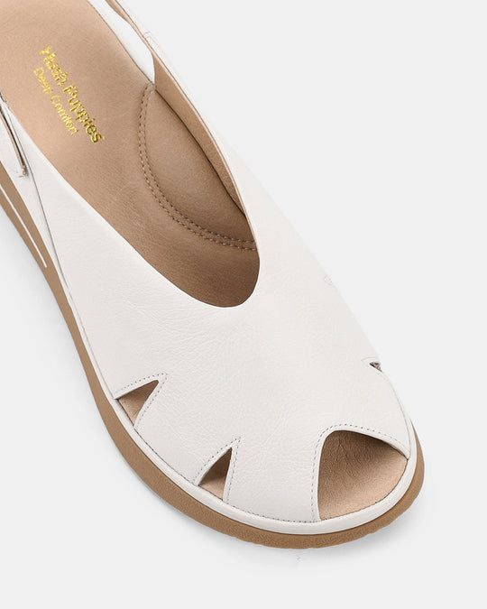 Dames | Sandaal | Kazoo Wit | Bounce Voetbed | Comfortabel | Casual Stijl