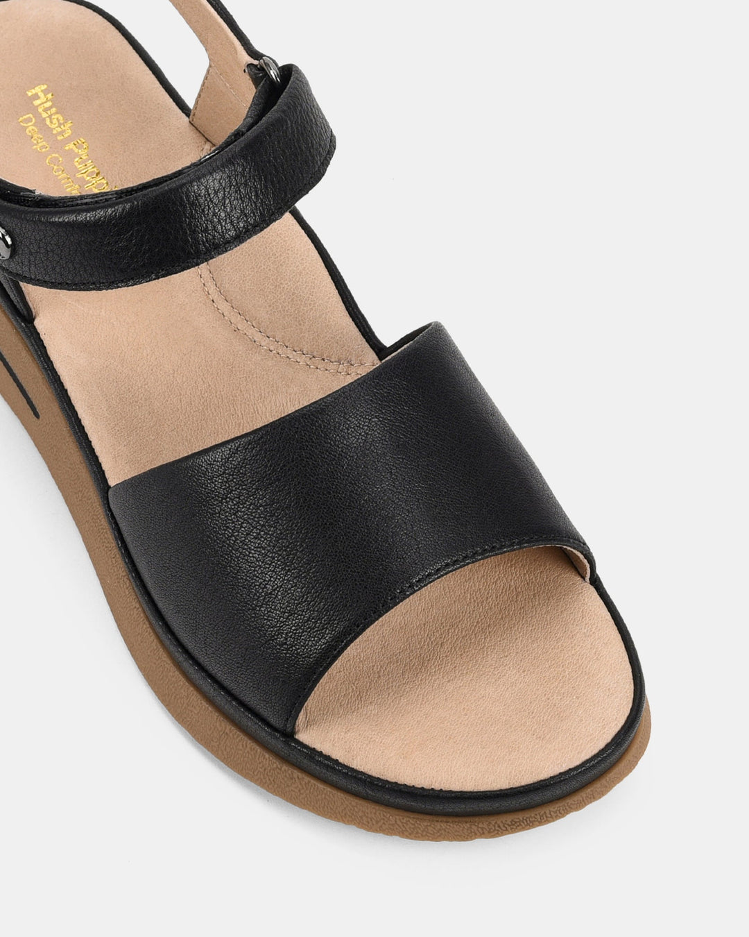 Dames | Sandaal | Kazumi Zwart | Zelfsluitende Band | Comfortabel | Casual Stijl