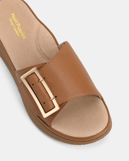 Dames | Sandaal | Kelby Tan | Gespsluiting | Comfortabel | Casual Stijl