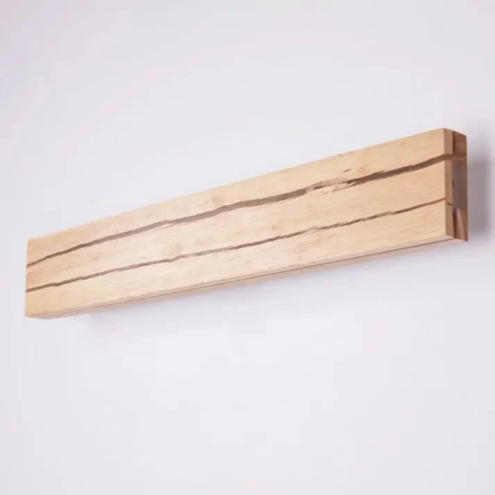 Modern Wooden Crack Wall Sconce LED | Natural Wood & Acrylic Wall Lamp | Ambient Indoor Lighting Ø30/50cm | Home Decor Wall Light