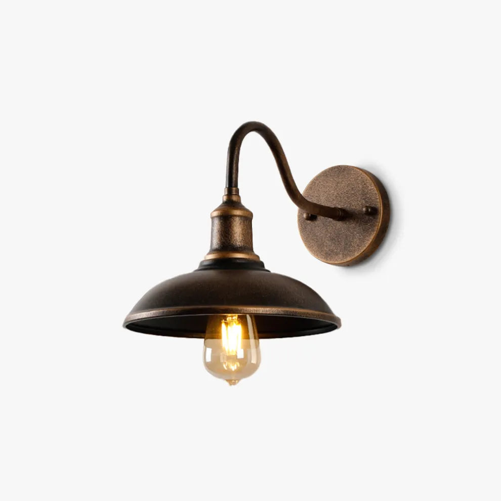 Isyrae Outdoor Wall Lamp Ø25/29 cm | Modern Minimalist Facade Light | E27 IP44 Exterior Lighting