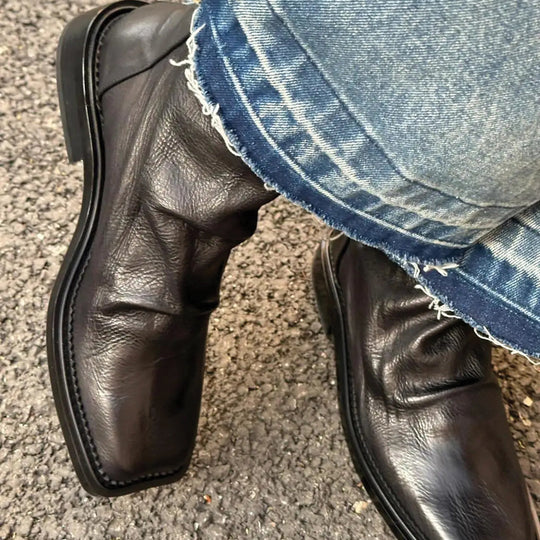 Men's | Ankle Boots | Square Toe | Sleek Silhouette | Timeless Design