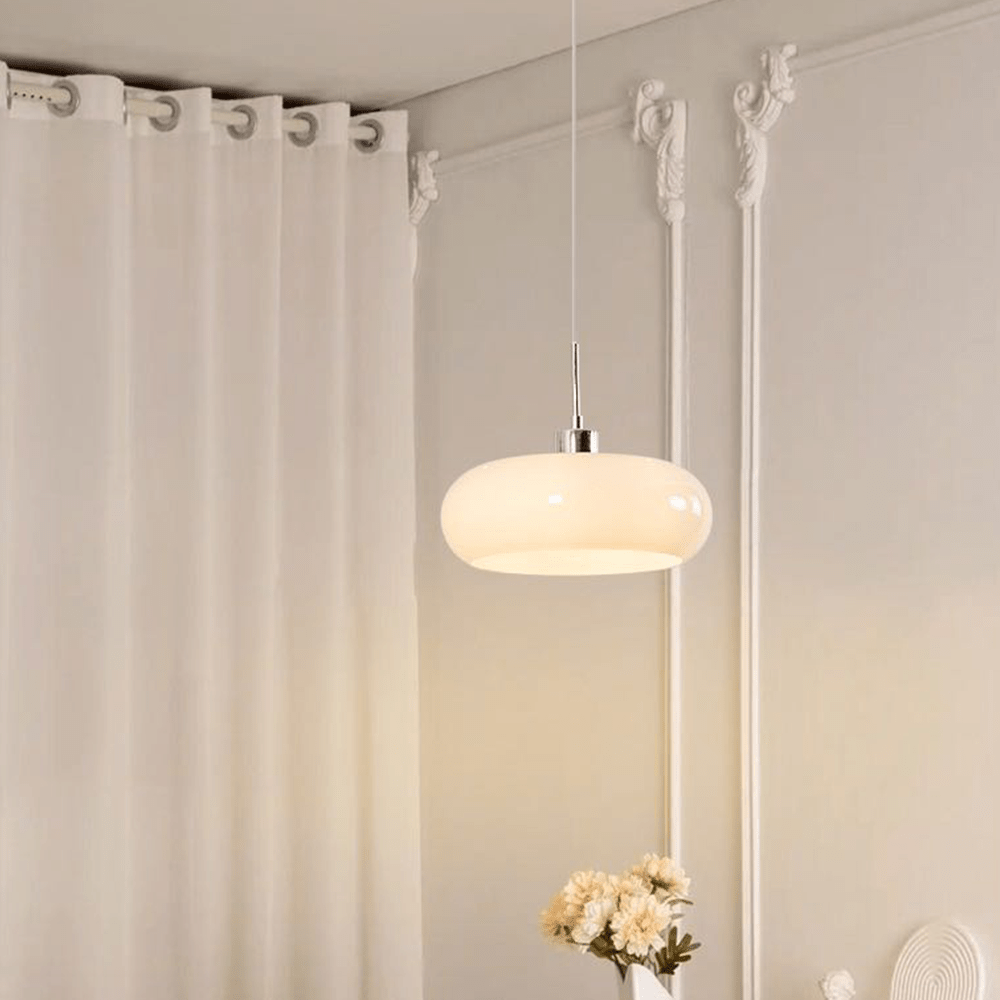 Hailie bread-shaped glass pendant lamp