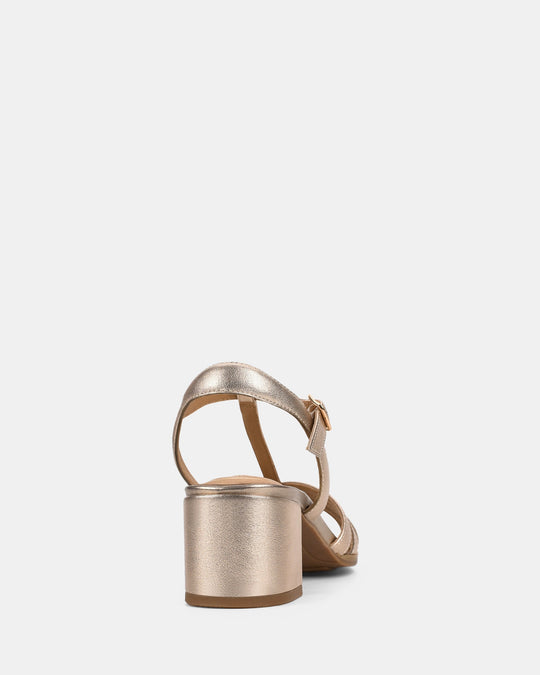 Dames | Sandaal | Kismet | Soft Gold | Comfortabel | Verstelbare Gesp