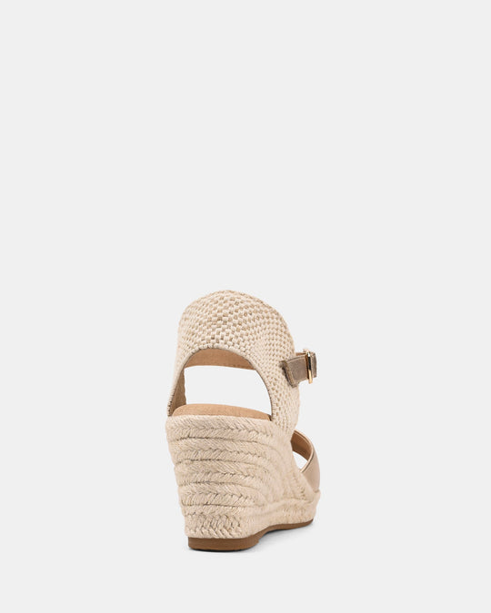 Dames | Sandaal | Ersa Soft Gold | Gespsluiting | Comfortabel | Zomerstijl