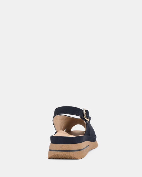 Dames | Sandaal | Kazoo Midnight | Bounce Voetbed | Comfortabel | Casual Stijl