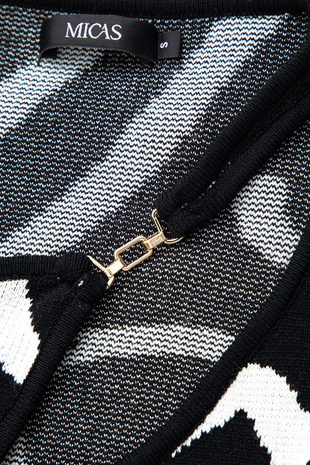 Line Pattern Cut Out Slit Wide Maxi Dress 