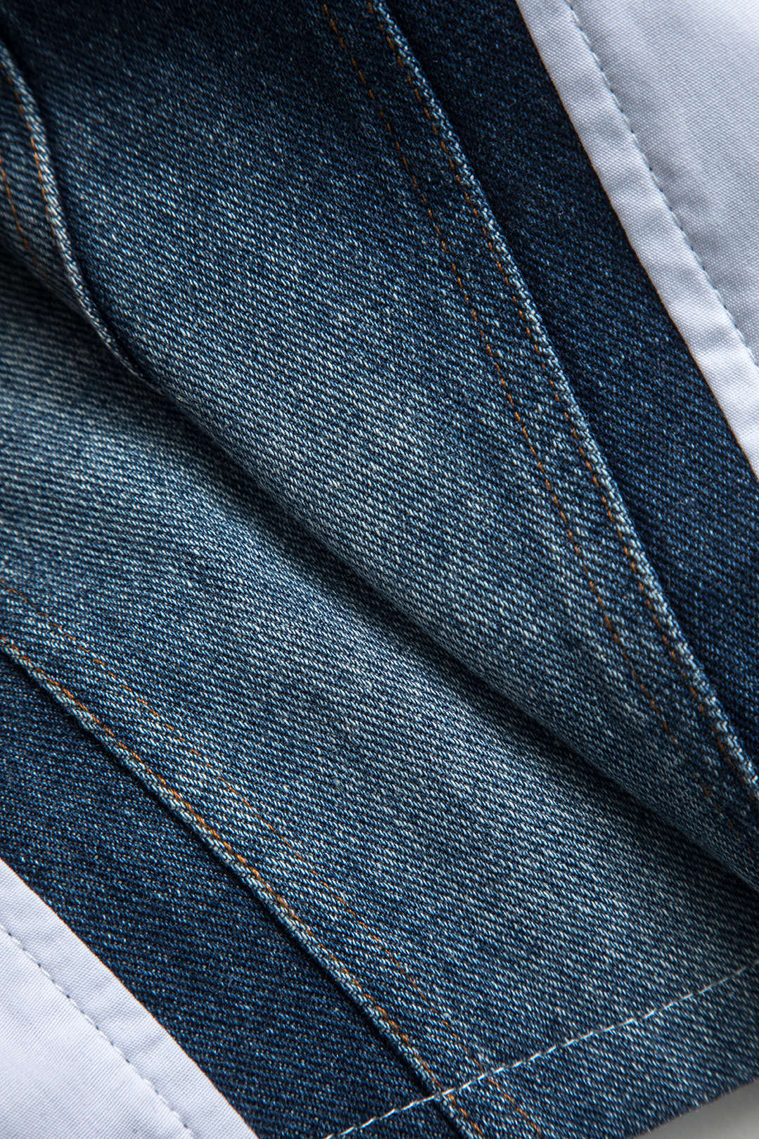 Winnie - Unique bell sleeve design for women's denim shirt