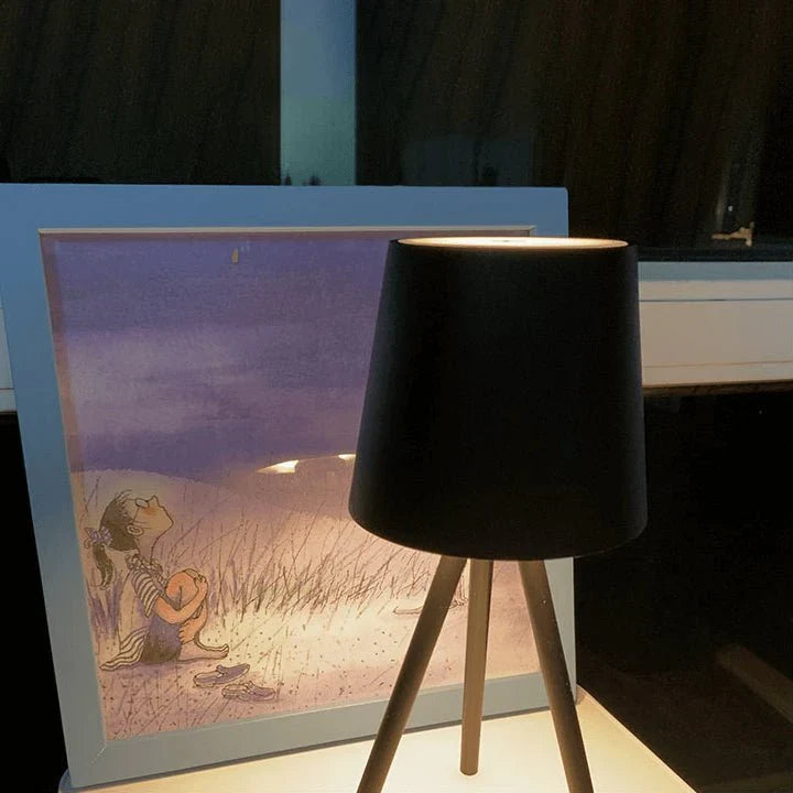 Rechargeable Table Lamp on Stand