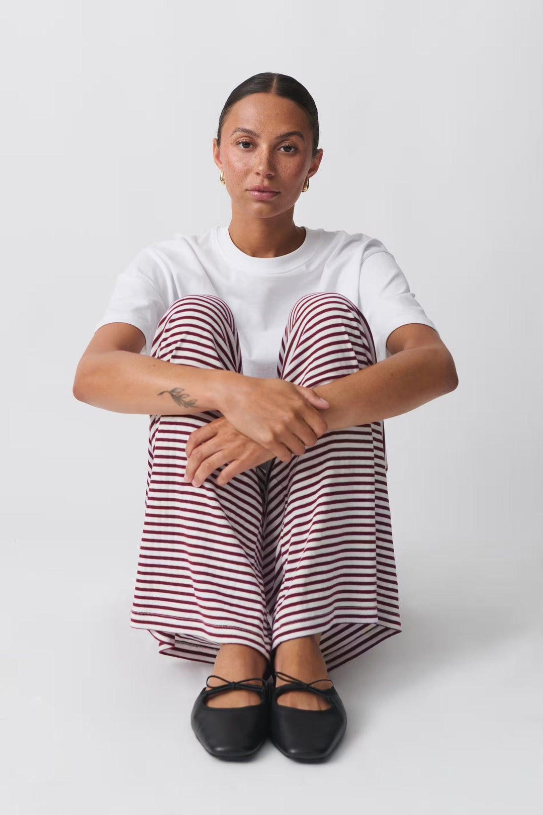 Women's Lounge Pants | Striped Design | Stretch Fit | Long Legs