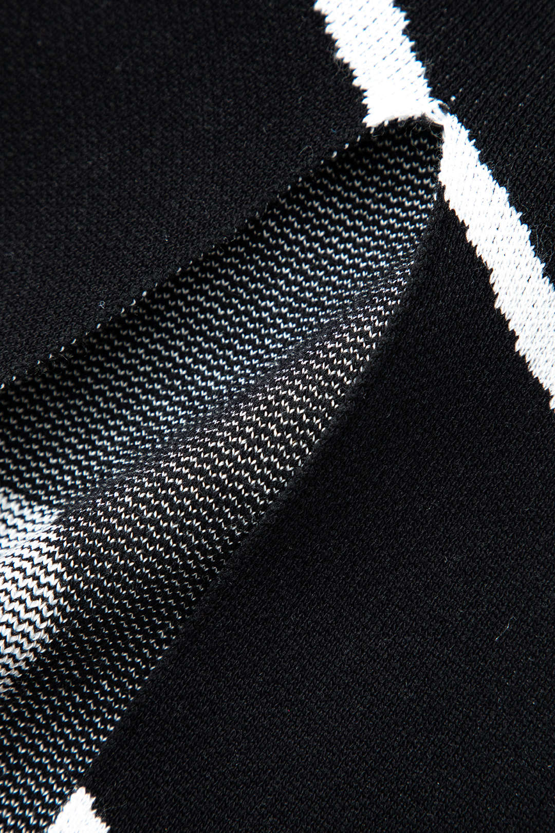 Line Pattern Cut Out Slit Wide Maxi Dress 