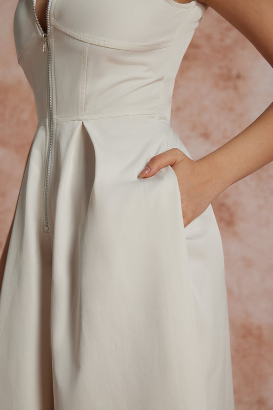 Plain Slipper Maxi Dress 