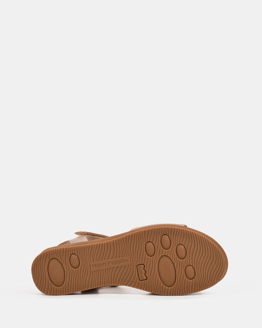 Dames | Sandaal | Nigella PL | Soft Gold | Comfortabel | Leren Zolen