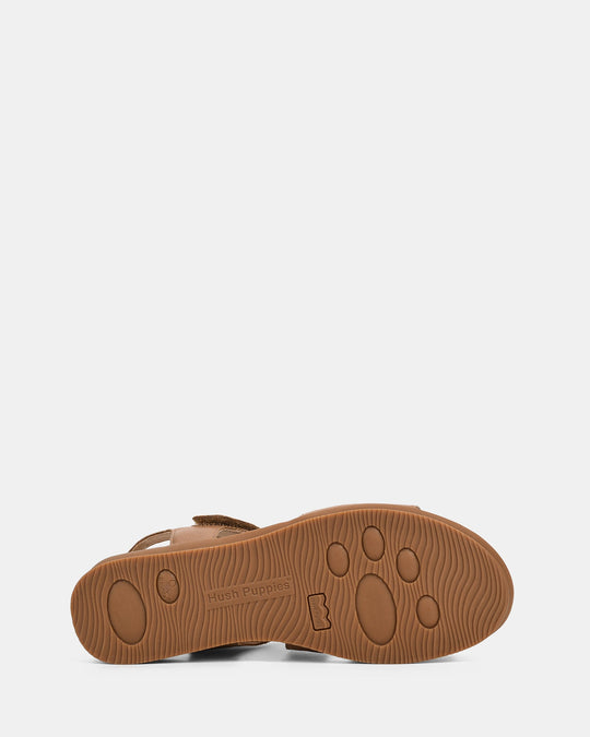 Nessa | Sandalen | Tan | Leer | Verstelbaar | Comfortabel | Deep Comfort