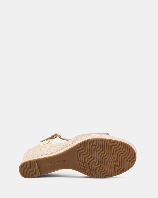 Dames | Sandaal | Ersa Soft Gold | Gespsluiting | Comfortabel | Zomerstijl