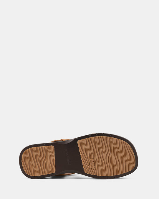 Dames | Sandaal | Retreat Kameel | Gespsluiting | Comfortabel | Casual Stijl