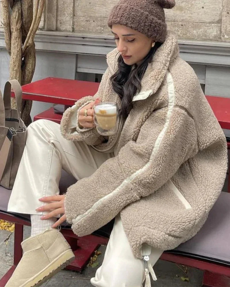 Teddy Fleece Jacket Luna | Warmth and Style