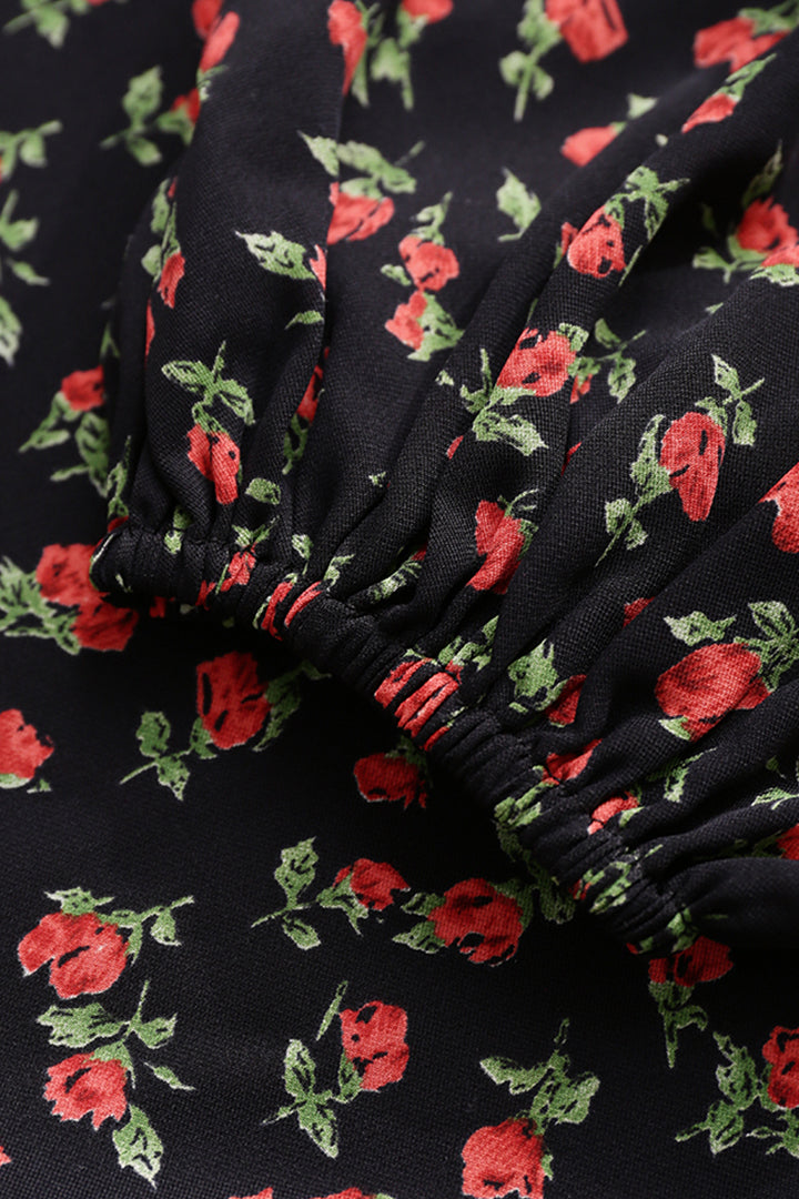 Theodosia - Trendy Square Neck Women's Short Sleeve Top