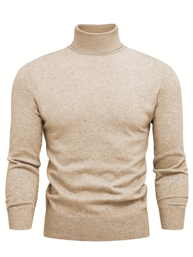 Men's Long Sleeve Turtleneck | Ideal for Fall and Winter