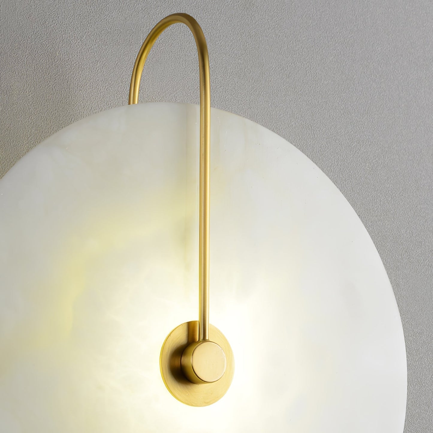 Alabaster LED Wall Lamp | Organic Stone-Inspired Sconce | Warm to Cool Adjustable Light | Bedroom Hallway Living Room