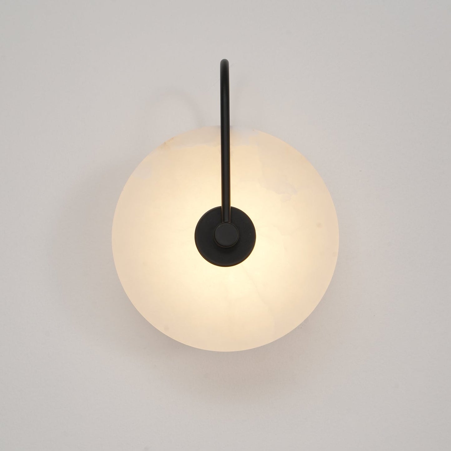 Alabaster LED Wall Lamp | Organic Stone-Inspired Sconce | Warm to Cool Adjustable Light | Bedroom Hallway Living Room