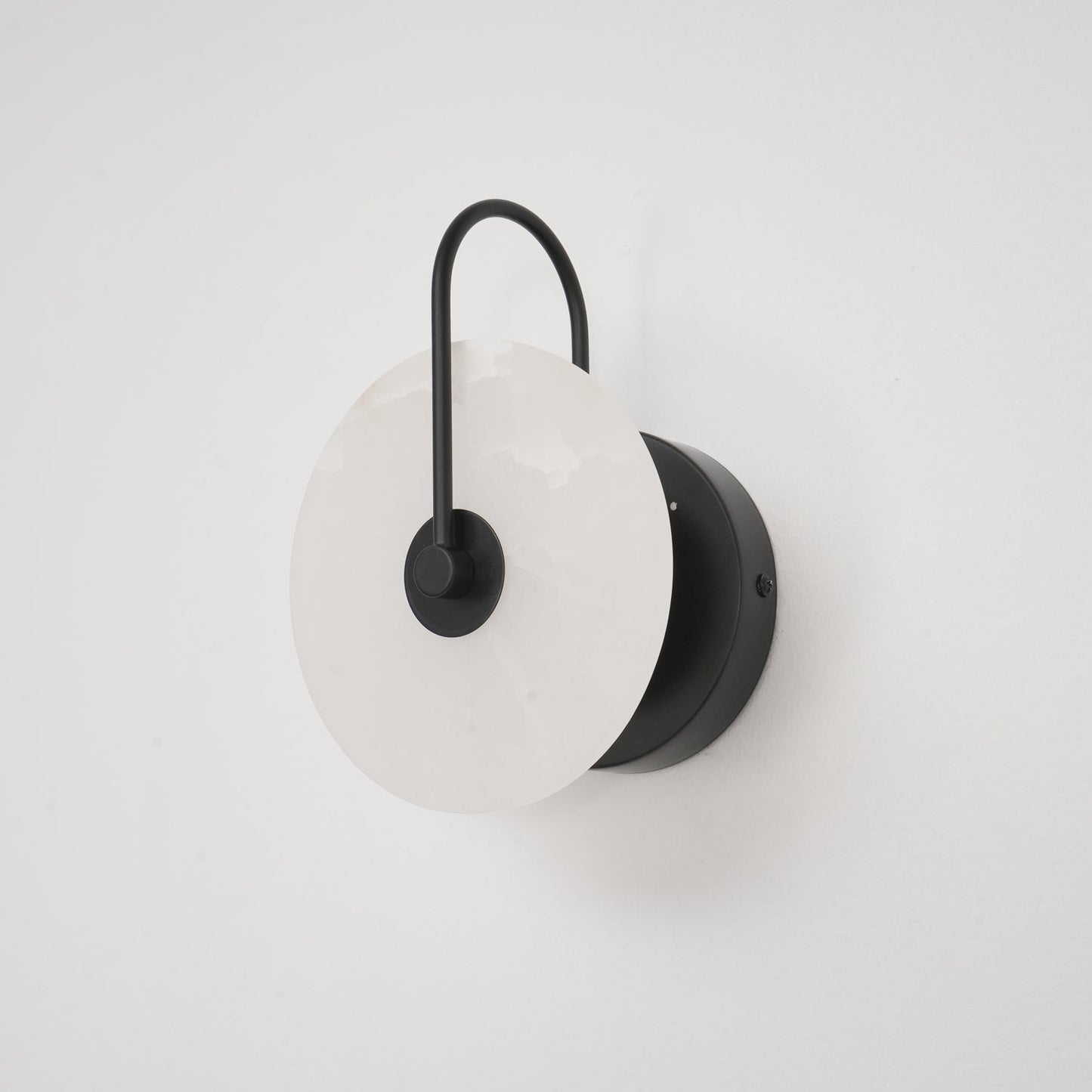 Alabaster LED Wall Lamp | Organic Stone-Inspired Sconce | Warm to Cool Adjustable Light | Bedroom Hallway Living Room