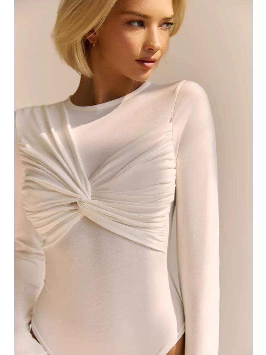 Emmanuelle - Trendy Asymmetric Women's Bodysuit