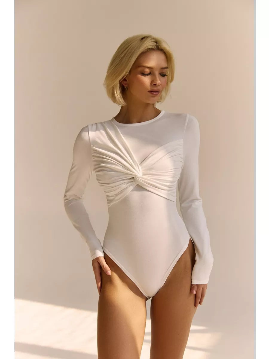 Emmanuelle - Trendy Asymmetric Women's Bodysuit