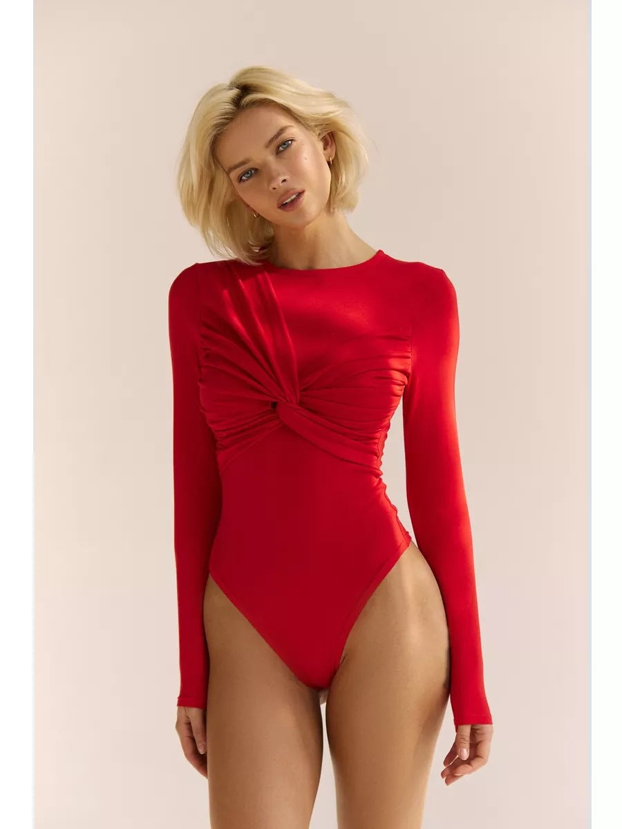 Emmanuelle - Trendy Asymmetric Women's Bodysuit