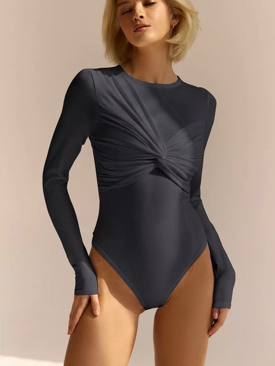 Emmanuelle - Trendy Asymmetric Women's Bodysuit