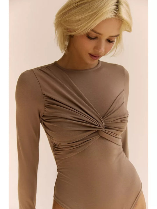 Emmanuelle - Trendy Asymmetric Women's Bodysuit