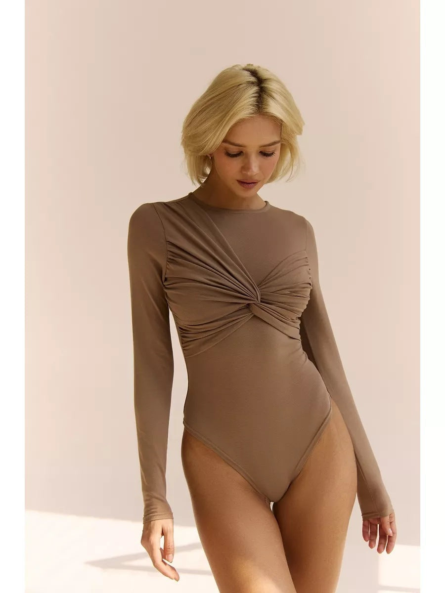 Emmanuelle - Trendy Asymmetric Women's Bodysuit