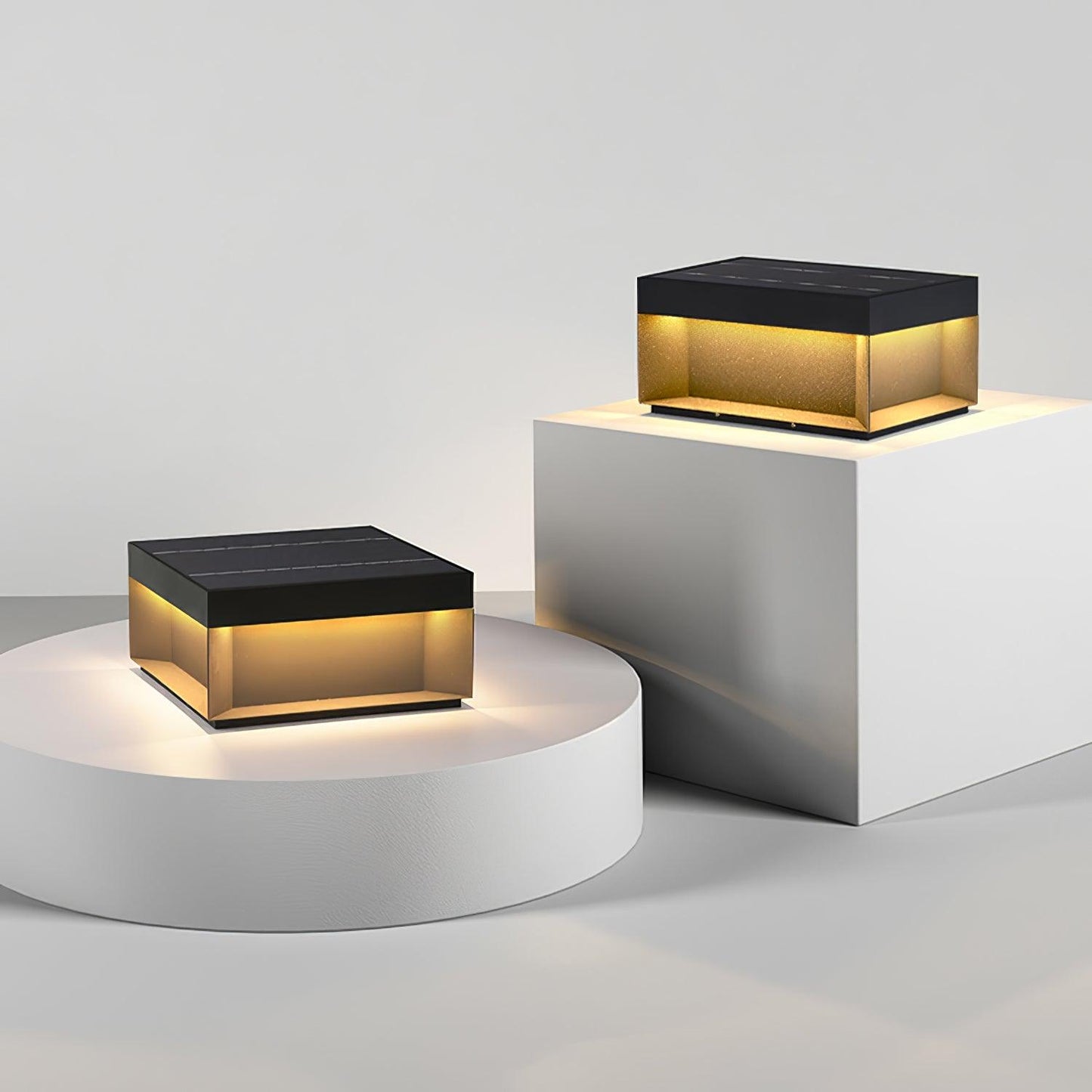 Black Box Outdoor Lantern Post