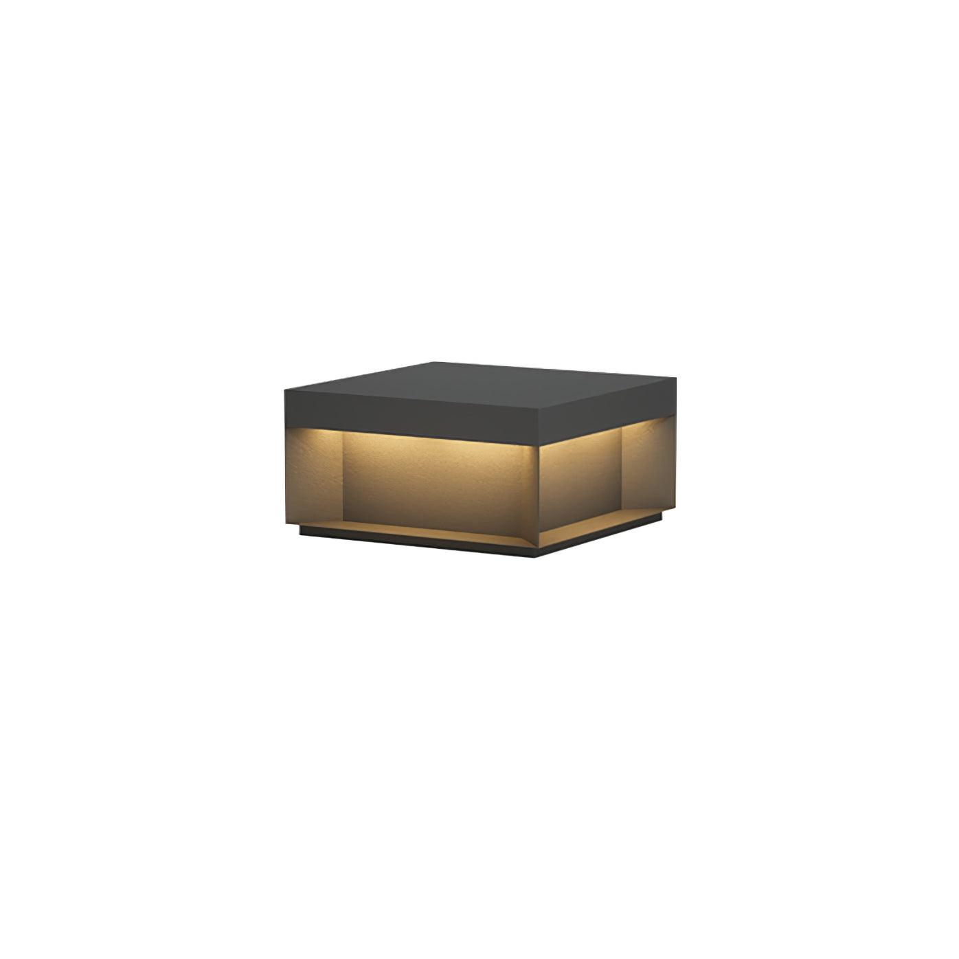 Black Box Outdoor Lantern Post