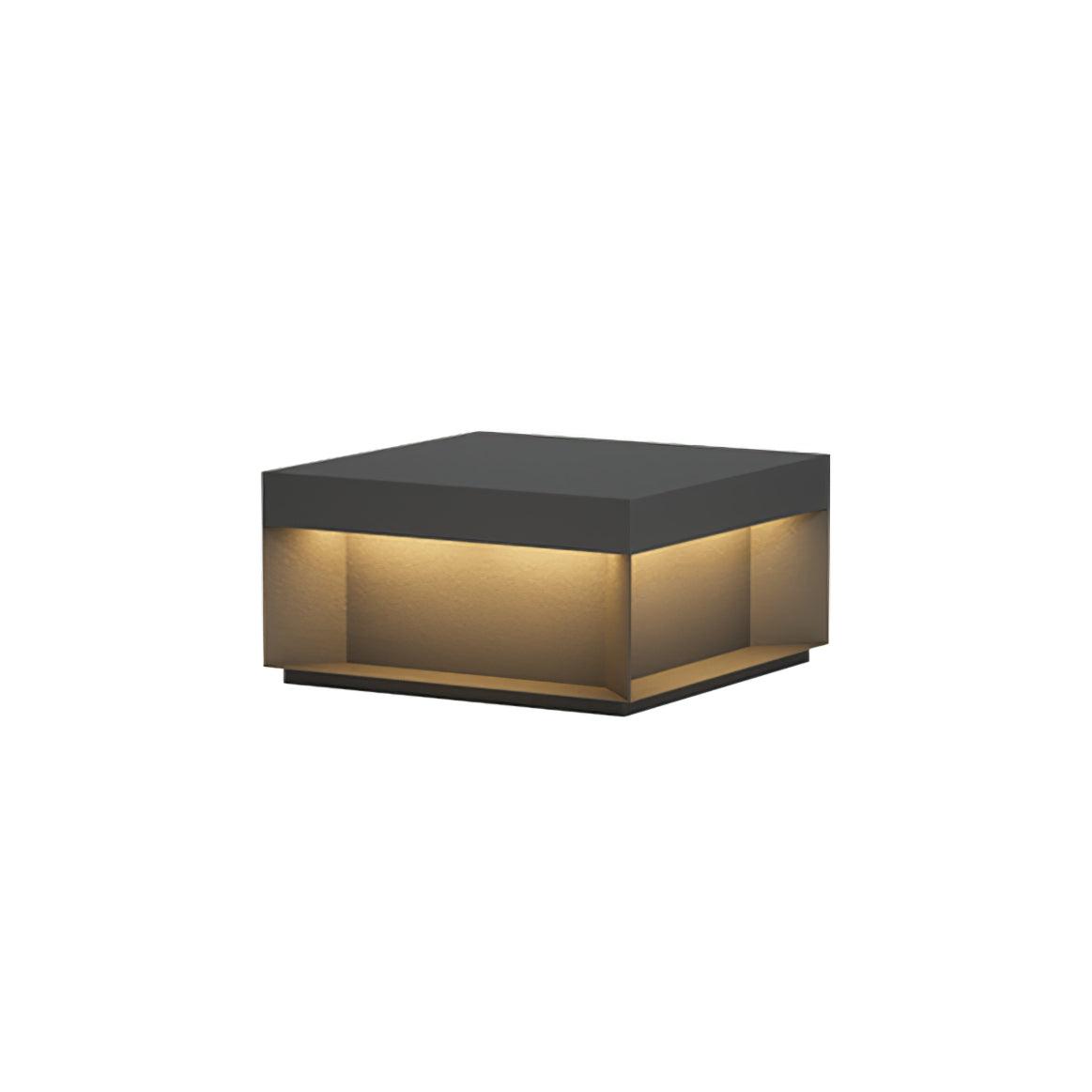Black Box Outdoor Lantern Post