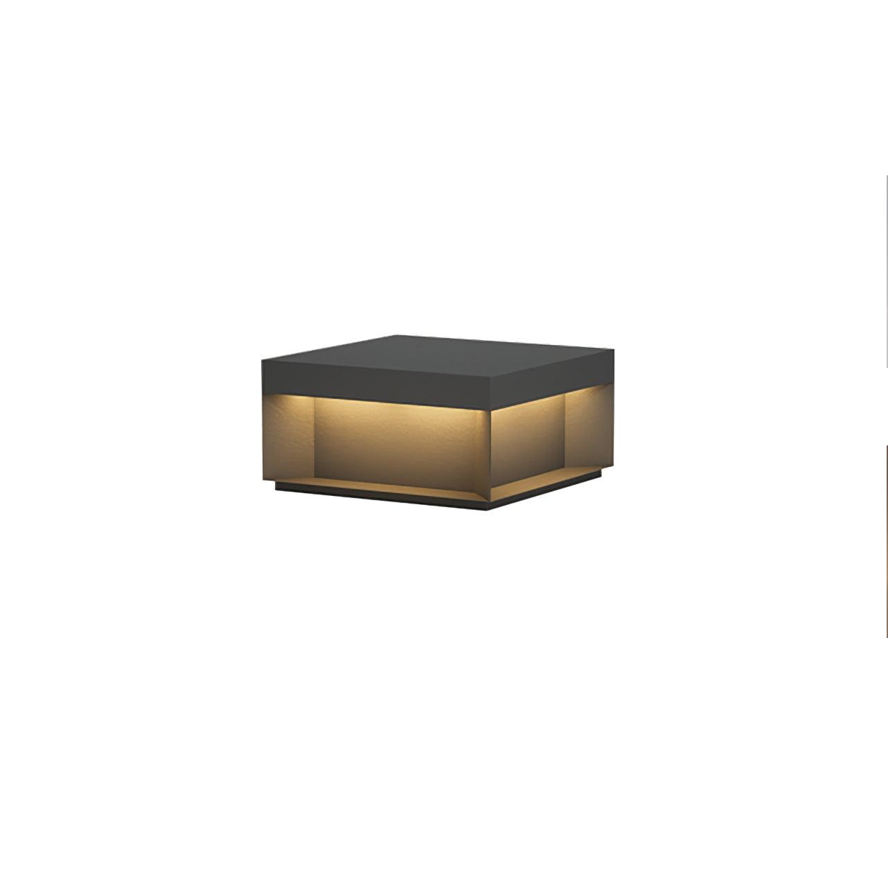 Black Box Outdoor Lantern Post