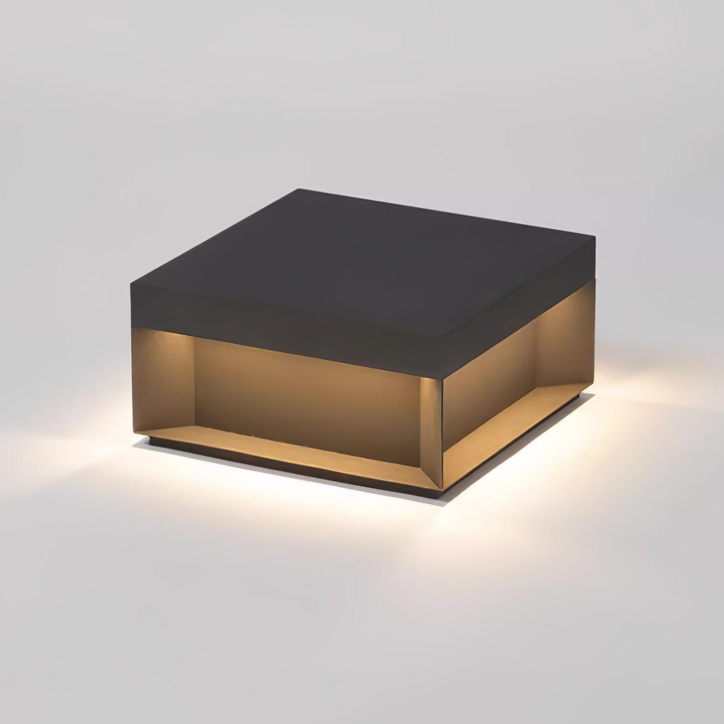 Black Box Outdoor Lantern Post