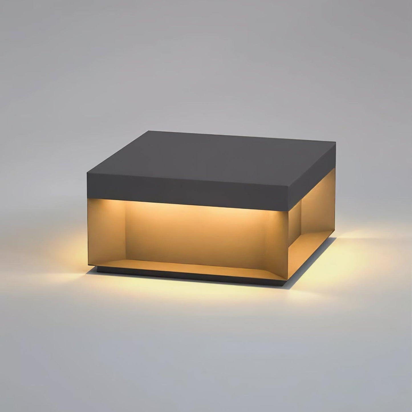 Black Box Outdoor Lantern Post