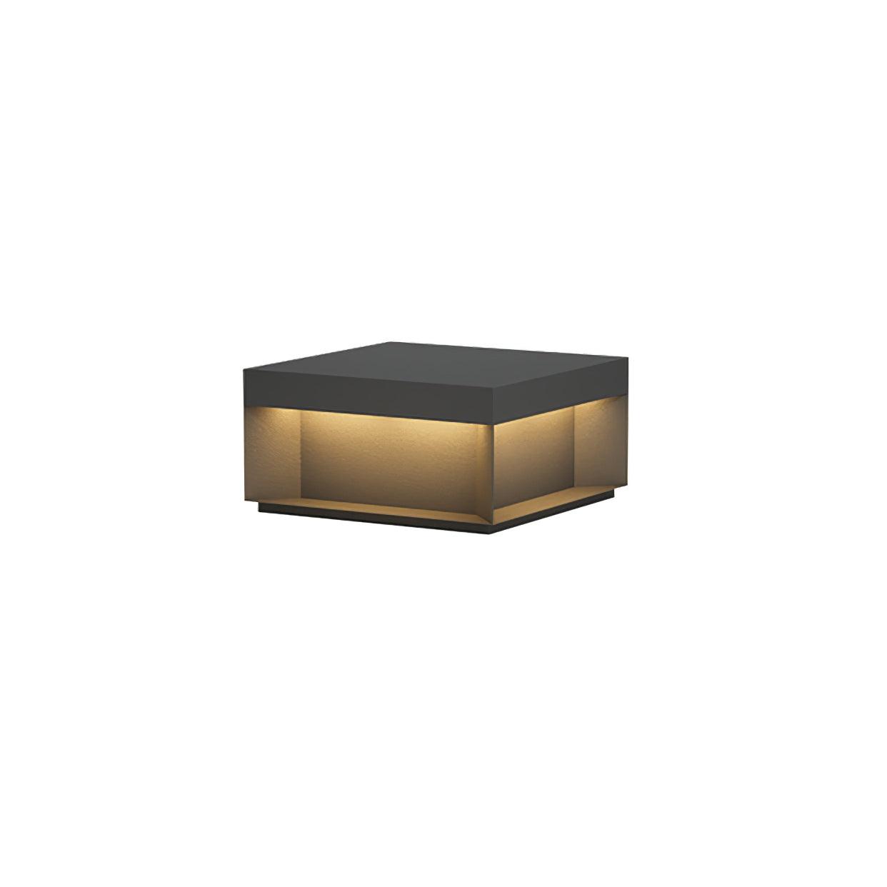 Black Box Outdoor Lantern Post
