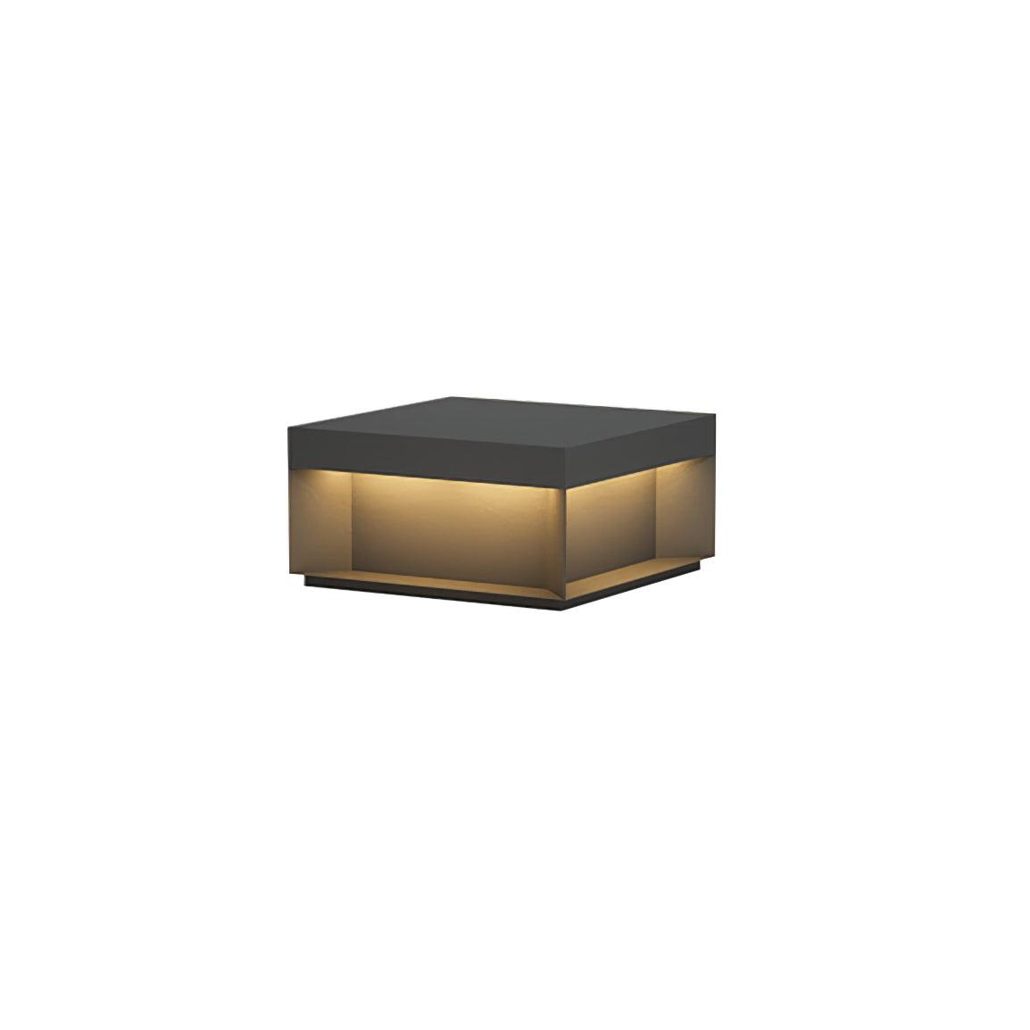 Black Box Outdoor Lantern Post