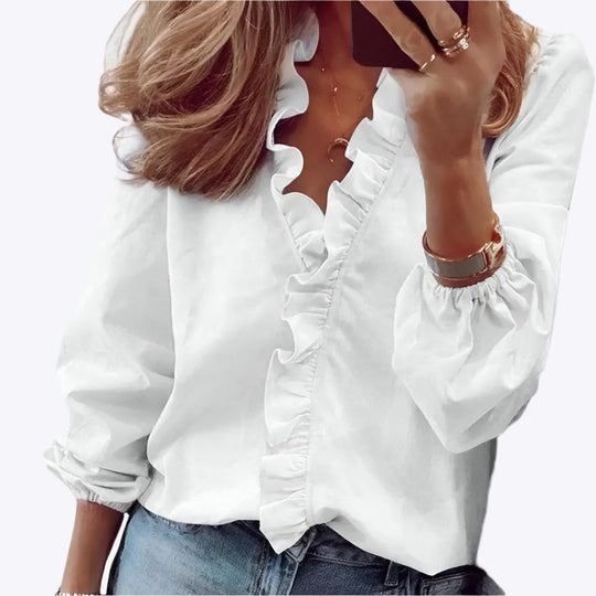 Elspeth - Modern Elegant Cut Women's Blouse