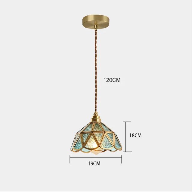Stained Glass Pendant Lamp